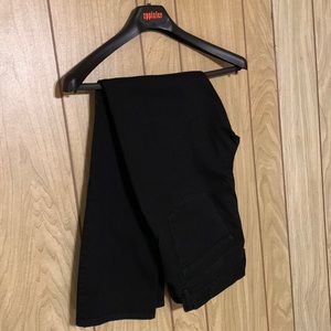 Old Navy Never Fade Built-In Flex Straight Fit Black Jeans - 36x34